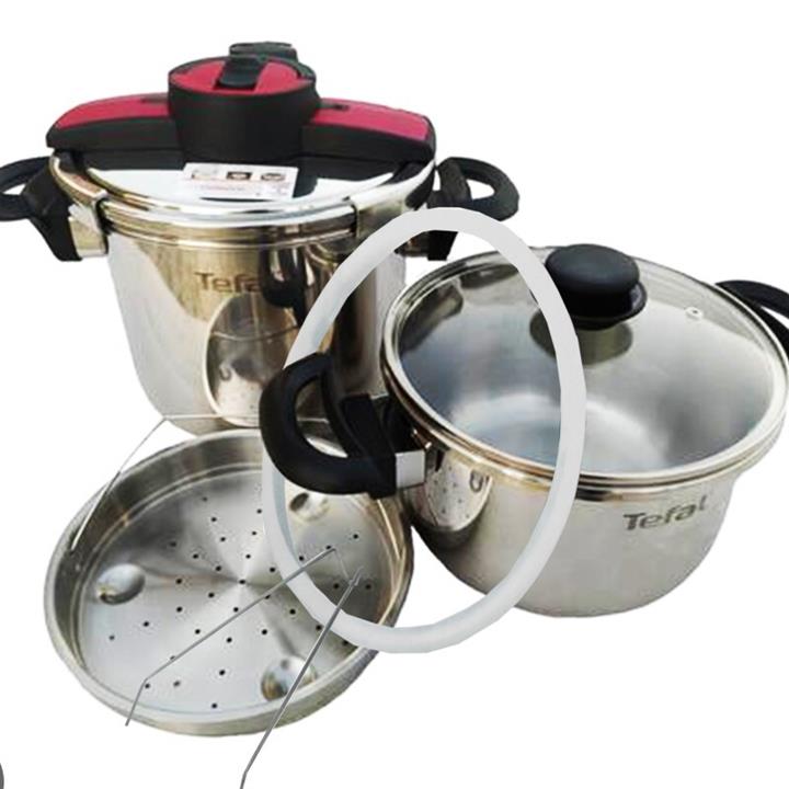 زود پز دو قلوی 7لیتری تفال اصل فرانسه